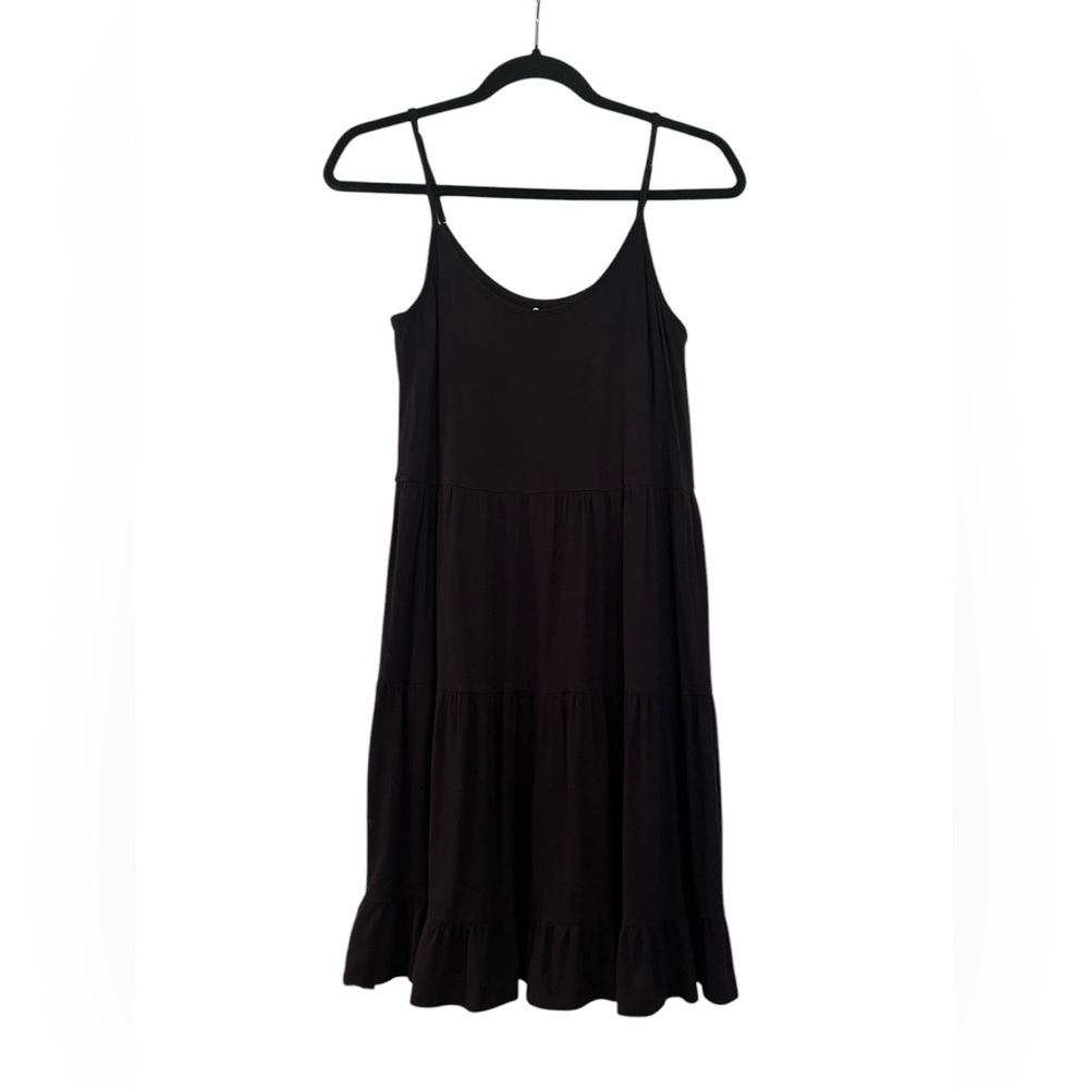 SO Tiered Black Dress Womens Size Small - Picture 2 of 7